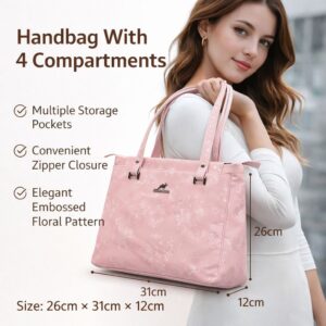 ivory grace structured tote bag