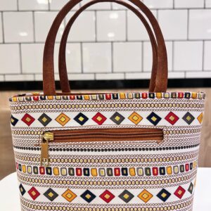 multi layer large capacity waterproof nylon sling bag, simple square women's lightweight cross body bag for travel